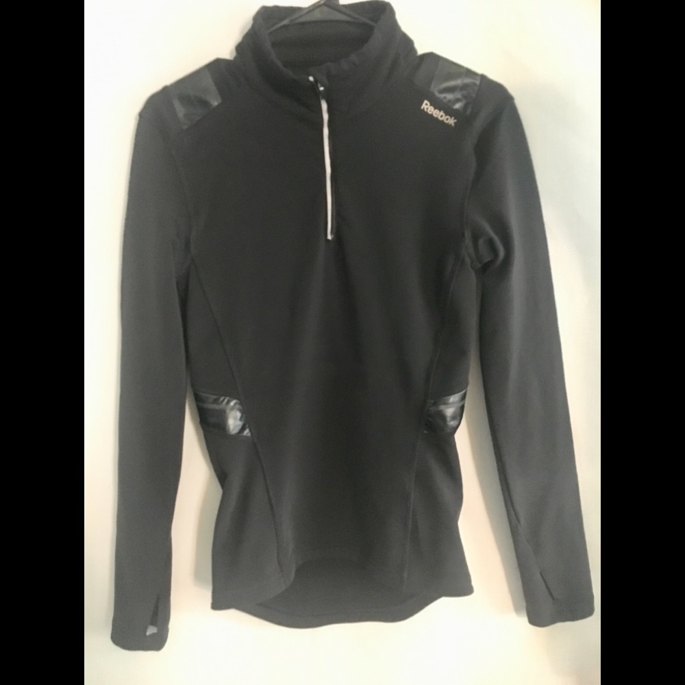 Reebok Half Zip Runtone Sweater Size Large